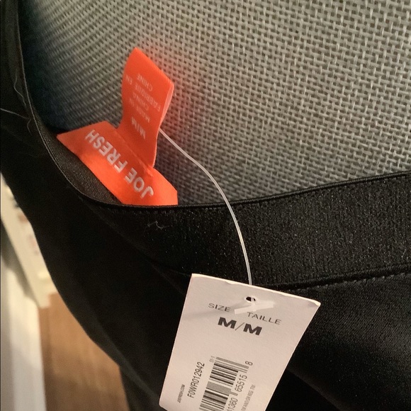 JoeFresh NWT Faux Silk Black Skirt - Picture 4 of 6